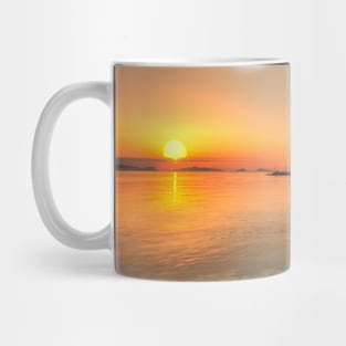 Sunrise from Spetses island, Greece Mug